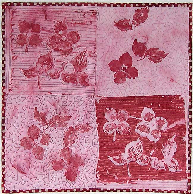 Gelatin Dogwood Quilt